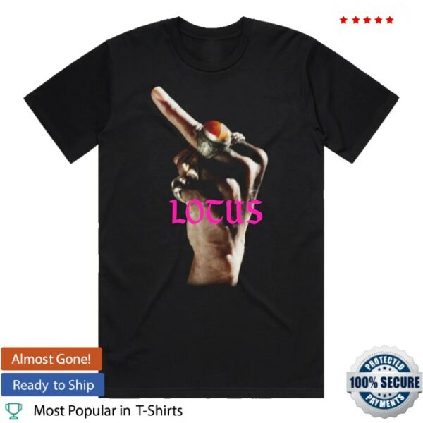 kenny Little Simz Store Merch Lotus Tour Finger Black Shirts