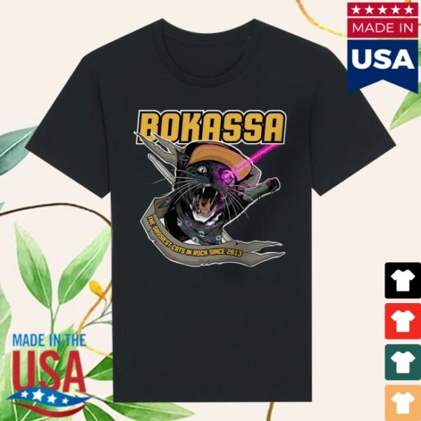 kenny Lo Fi Merch Store Bokassa Lazer Smokey Shirt Black
