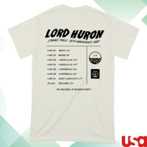 kenny Lord Huron Merch Strange Trails 10Th Anniversary Tour Shirt Ivory kenny Lord Huron Merch Strange Trails 10Th Anniversary Tour Shirt Ivory