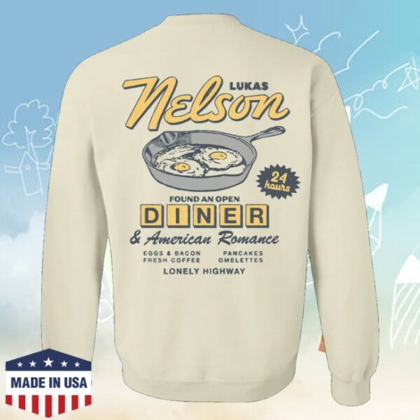 kenny Lukas Nelson Merch Diner Crewneck