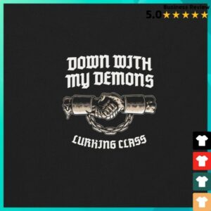 kenny Lurking Class Merch Demons X Stikker Hoodie Black