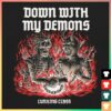 kenny Lurking Class Merch Demons X Stikker Hoodie Black1