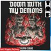 kenny Lurking Class Merch Demons X Stikker Tee Black1
