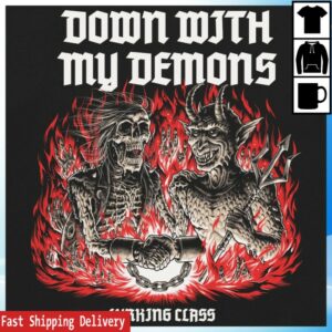 kenny Lurking Class Merch Demons X Stikker Tee Black1