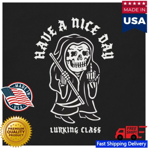 kenny Lurking Class Merch Greetings Tee Black