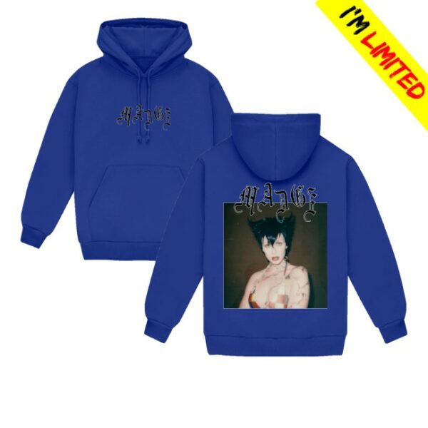 kenny Madge Merch Store Goofy Gothic Hoodie Royal Bluess