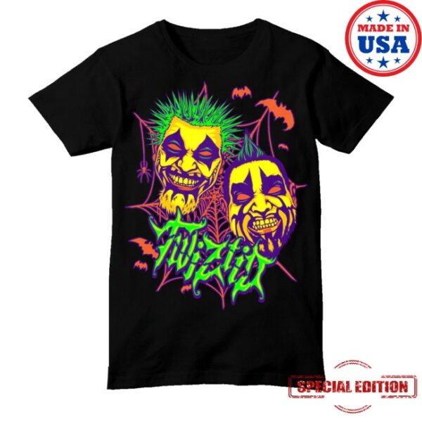 kenny Majik Ninja Entertainment Merch Store Twiztid Glowing Halloween Faces Shirts