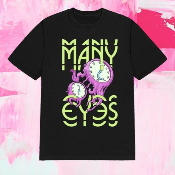 kenny Many Eyes Merch Store Purple Clocks Shirt