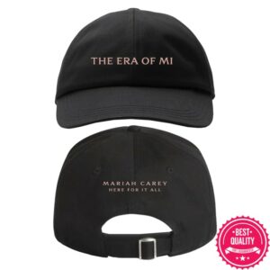 kenny Mariah Carey Merch Mariah Carey Official Merch Here For It All The Era Of Mi Black Cap1