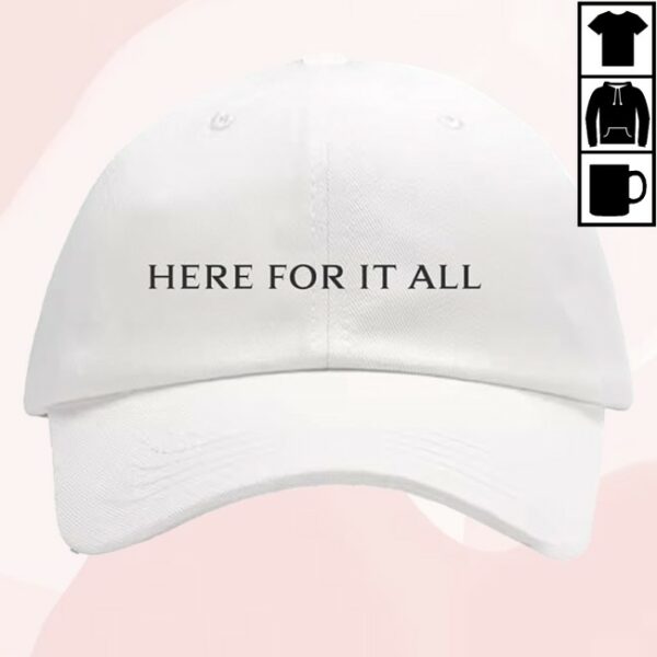kenny Mariah Carey Merch Mariah Carey Official Merch Here For It All White Cap0