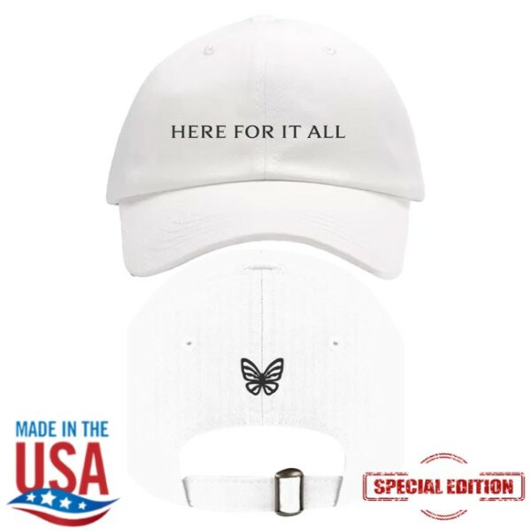 kenny Mariah Carey Merch Mariah Carey Official Merch Here For It All White Cap1