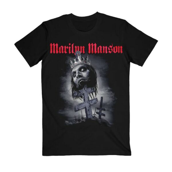kenny Marilyn Manson Merch Store Impaled Double Cross Shirt