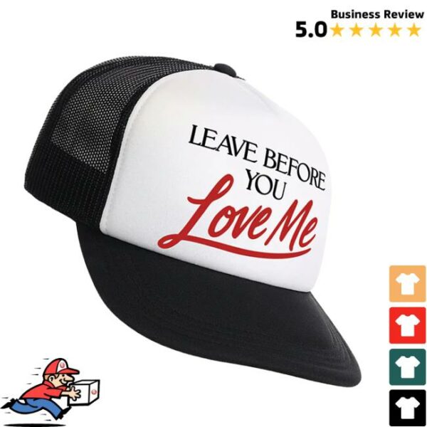 kenny Marshmello Music Merch Shop Leave Before You Love Me Trucker Hatss