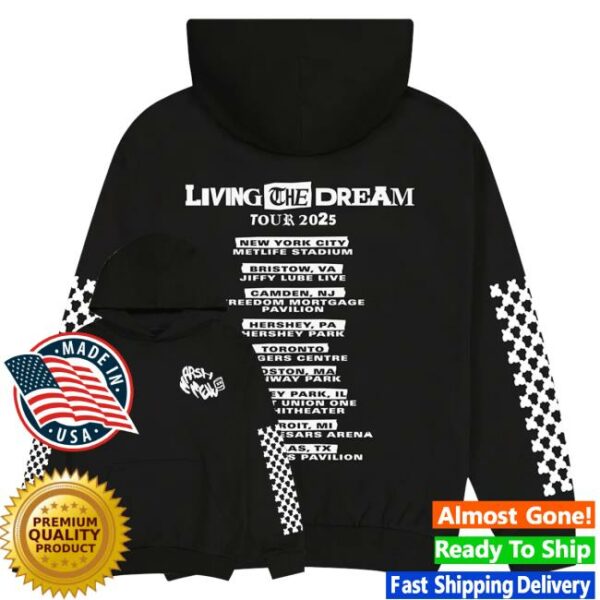 kenny Marshmello Music Merch Shop Living The Dream Hoodiea