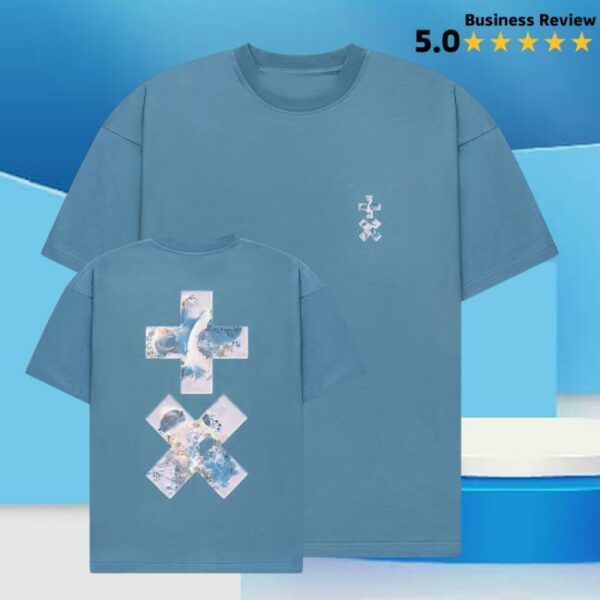 kenny Martin Garrix Merch Shop Store Wave Blue Shirtd