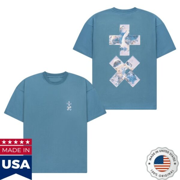 kenny Martin Garrix Shop Merch Wave Blue Shirt1