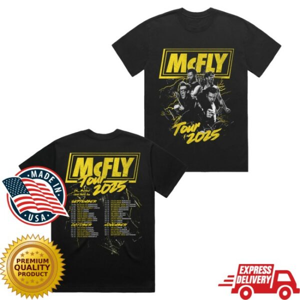 kenny Mcfly Merch Lightening Black Photo Tee0
