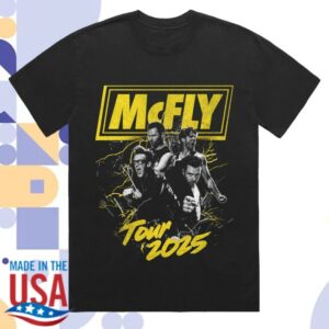 kenny Mcfly Merch Lightening Black Photo Tee1