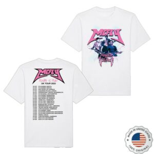 kenny Mcfly Merch Power To Play Band Uk 2023 White Tour Tee1