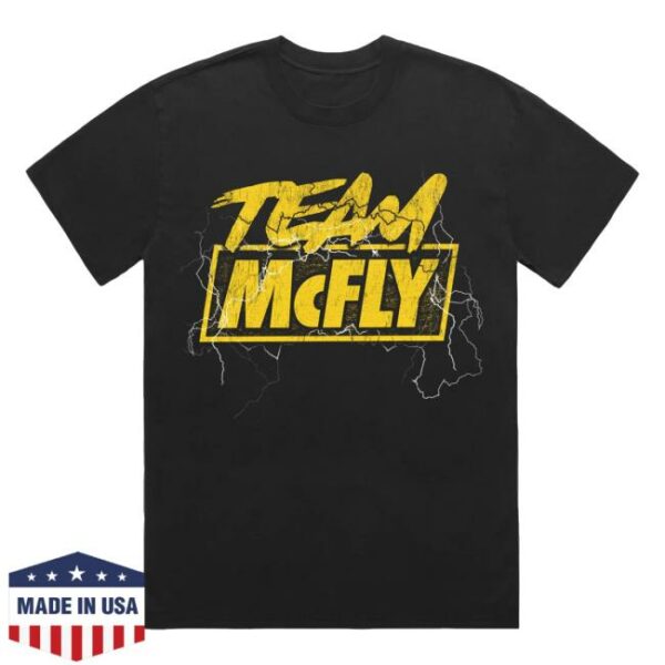 kenny Mcfly Merch Shop Store Team Mcfly Black Shirt