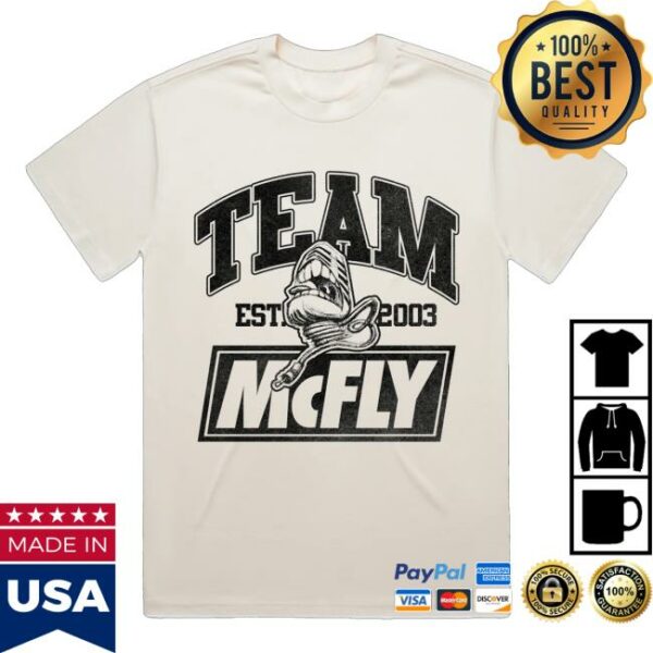 kenny Mcfly Merch Shop Store Team Mcfly Shirt