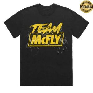 kenny Mcfly Merch Store Team Mcfly Black Shirt