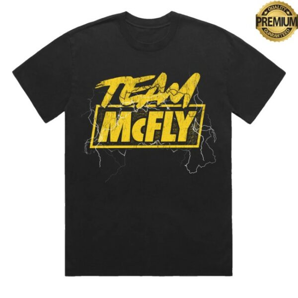 kenny Mcfly Merch Store Team Mcfly Black Shirt