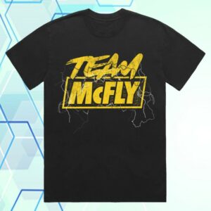 kenny Mcfly Merch Team Mcfly Black Shirt kenny Mcfly Merch Team Mcfly Black Shirt