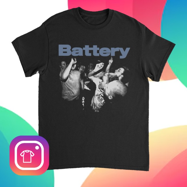 kenny Merchworld Store Battery Until The End Black Tee kenny Merchworld Store Battery Until The End Black Tee