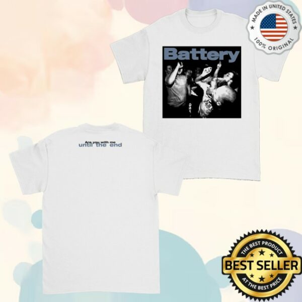 kenny Merchworld Store Battery Until The End White Tee1