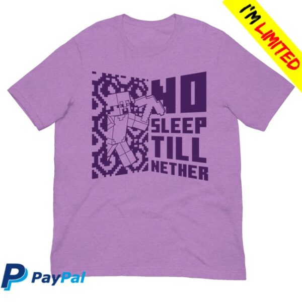 kenny Minecraft Shop Merch Minecraft No Sleep Till Nether Adult Shirt1