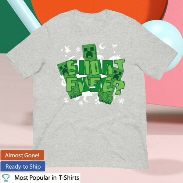 kenny Minecraft Shop Merch Minecraft Short Fuse Adult Shirt1