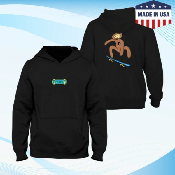kenny Monke Clothing Merch Store Kick Flip Monke Hoodie