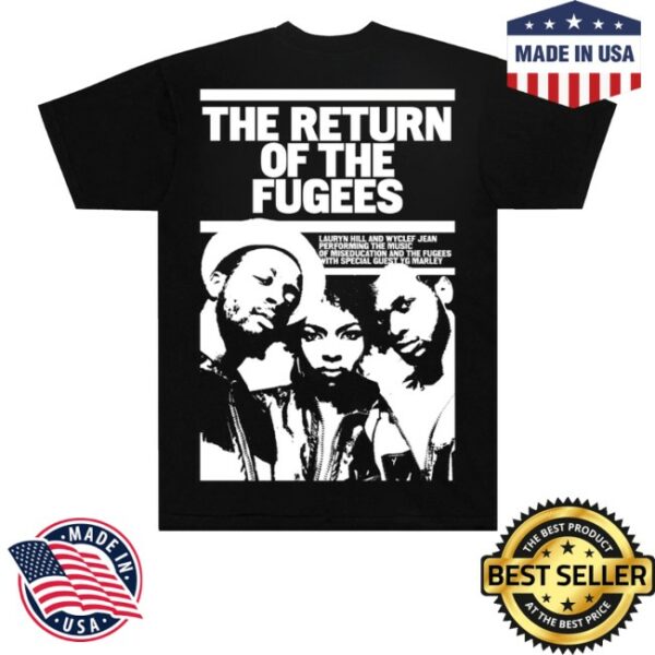 kenny Ms Lauryn Hill Merch Store Return Of The Fugees Tour Shirt