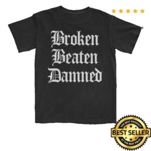kenny My Chemical Romance Merch Store Broken Beaten Damned Shirt