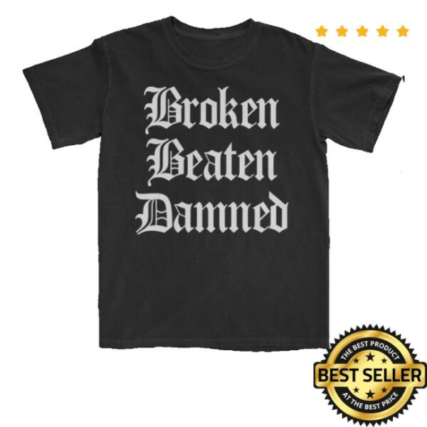 kenny My Chemical Romance Merch Store Broken Beaten Damned Shirt