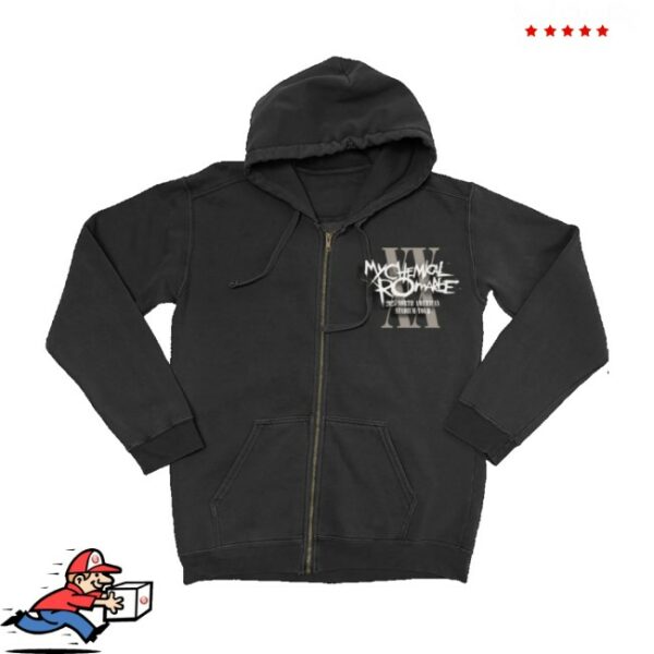 kenny My Chemical Romance Merch Store The Black Parade Tour Zip Hoodie