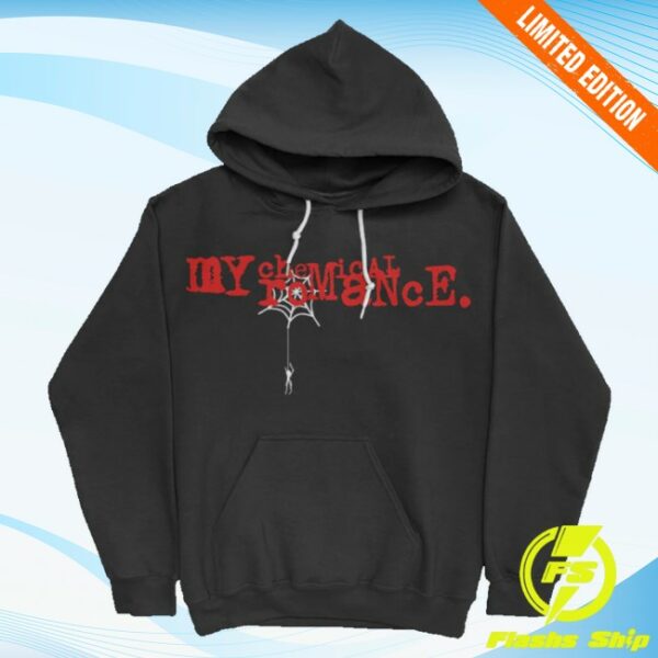 kenny My Chemical Romance Merch Tyftv Spiderweb Hoodie