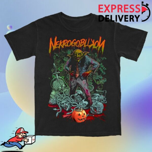 kenny Nekrogoblikon Merch Nekrogoblikon Halloween Horror Slayer Tee Limited Edition Print By Artist Dr Knudson0