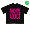 kenny Nss Edicola Merch Fuorimoda Archive Addict Boxy Tee Black Magenta