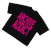 kenny Nss Edicola Merch Fuorimoda Archive Addict Boxy Tee Black Magenta1