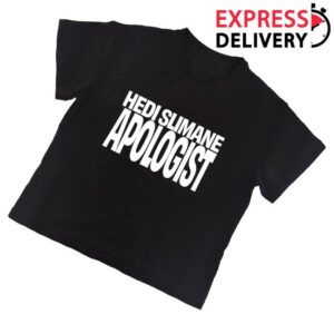 kenny Nss Edicola Merch Fuorimoda Hedi Slimane Apologist Boxy Slim Shirt Black0