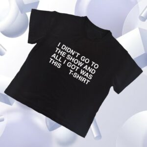 kenny Nss Edicola Merch Fuorimoda I Didnt Go To The Show Boxy Slim Shirt Black0 kenny Nss Edicola Merch Fuorimoda I Didnt Go To The Show Boxy Slim Shirt Black0