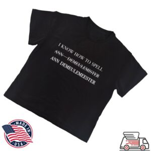 kenny Nss Edicola Merch Fuorimoda I Know How To Spell Ann Demeulemeester Boxy Slim Shirt Black0