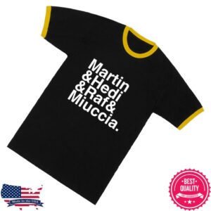 kenny Nss Edicola Merch Fuorimoda Martin Hedi Raf Miuccia Ring Tee Black Yellow1 kenny Nss Edicola Merch Fuorimoda Martin Hedi Raf Miuccia Ring Tee Black Yellow1