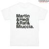 kenny Nss Edicola Merch Fuorimoda Martin Hedi Raf Miuccia Shirt White