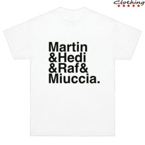 kenny Nss Edicola Merch Fuorimoda Martin Hedi Raf Miuccia Shirt White kenny Nss Edicola Merch Fuorimoda Martin Hedi Raf Miuccia Shirt White