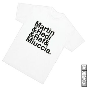 kenny Nss Edicola Merch Fuorimoda Martin Hedi Raf Miuccia Shirt White1 kenny Nss Edicola Merch Fuorimoda Martin Hedi Raf Miuccia Shirt White1