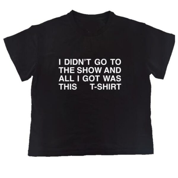 kenny Nss Edicola Merch Shop Store I Didnt Go To The Show Boxy Slim Shirt