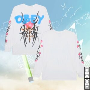 kenny Obey Clothing Merch Store Rose Tribal Long Sleeve Shirtss